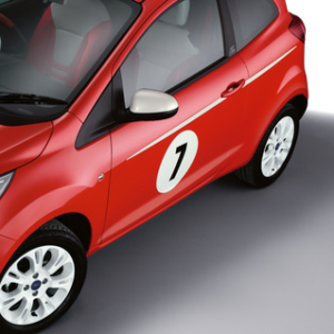 Nalepka s štartno številko dirke